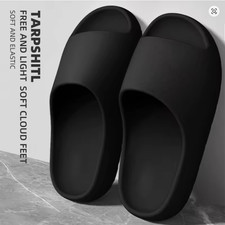 Cloud Slides for Women and Men, Platform Slides Slippers Non-Slip EVA Sole