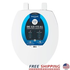 Adjustable Slow Close Toilet Seat Universal Fit Easy Install StayTite Hinge New