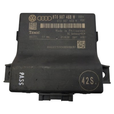 2010 2011 2012 Passend für Audi A5 Gateway Computer Steuergerät 8T0907468AH OEM