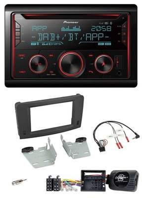 Pioneer 2DIN DAB Lenkrad Bluetooth USB CD Autoradio für Mercedes M-Klasse 05-11