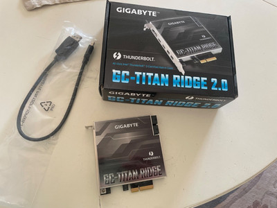 Gigabyte GC-Titan Ridge Thunderbolt 3   40 Gbit/s, REV. 2.0