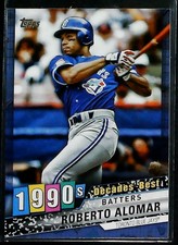 2020 Topps Decades' Best Roberto Alomar #DB-57 Toronto Blue Jays