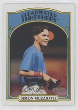 2021 Topps Heritage Minor League Edition Simon Muzziotti #83 0nr3
