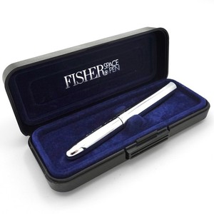 Vintage Fisher Space Pen Bullet Pen in Original Case Working Condition Chrome