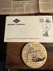 RARE LAST TRAIN FROM READING TERMINAL TICKET 0180 BUTTON PHILADELPHIA RAILROAD — photo 2