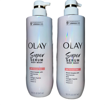 2x Olay Super Serum Body Wash Normal/Dry Skin 5n1 Hydration