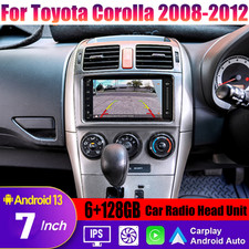 Wireless Carplay  Android Auto Head Unit CarStereo For Toyota Corolla 2008-2012