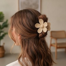 High-Quality Floral Claw Clips - Set of 7 Hair Accessories for Unique Styles