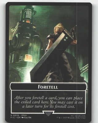 Foretell // Treasure Double-Sided Token- (NM)--EN-[FIC - 10 // 23]