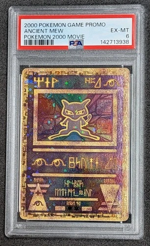 Pokemon TCG 2000 Ancient Mew Pokemon 2000 Movie Holo - PSA 6