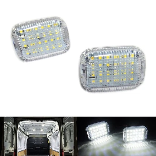 2x Interior LED Dome Light Cargo Area For 2015-2025 Ford Transit 150 250 350 HD