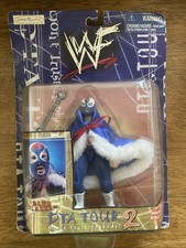 1999 Jakks WWF DTA Tour 2 Blue Blazer Owen Hart Vintage Action Figure