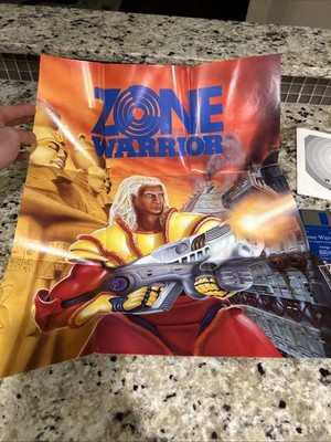 COMMODORE AMIGA -- ZONE WARRIOR (ELECTRONIC ARTS) #MIT POSTER