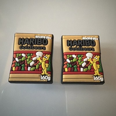2 x Haribo Schuh Charms kompatibel mit Crocs - Kostenlose Lieferung  