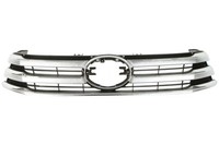 KüHlergrill KüHlergitter Chrom Schwarz FüR Toyota Hilux Viii Pick-Up
