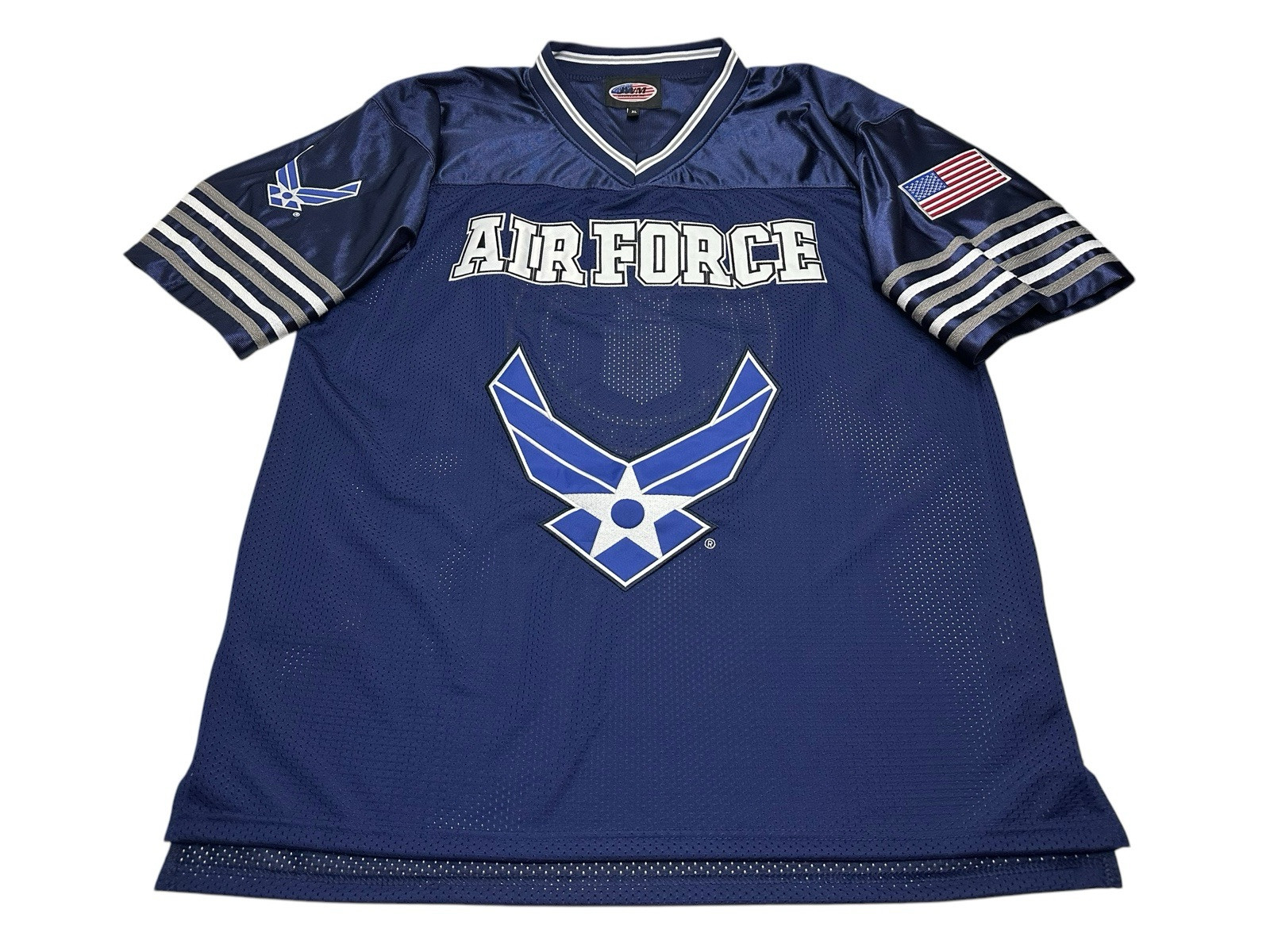 Men's JWM Wholesale United States Air Force USAF Football Style Jersey Size XL