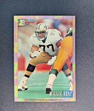 1993 Bowman Rainbow Foil WILLIE ROAF RC Rookie Card #421 New Orleans SAINTS
