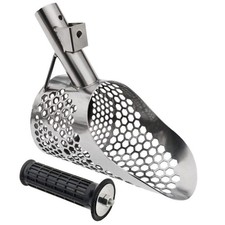     CooB 7.85  x 4.75  Stainless Steel Sand Scoop   Compact  Durable for Beach