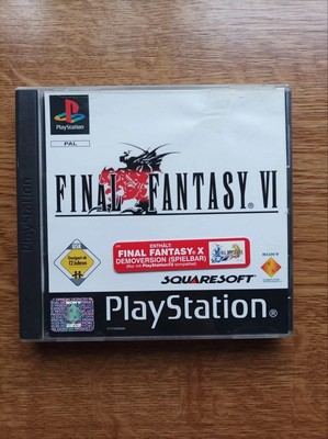 Final Fantasy VI / 6 + DEMO Final Fantasy X / 10 PSX PS1 PlayStation PSone PS 1