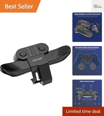 Paddles for PS4, Back Button Attachment, Controller Accessories with TURBO & ...
