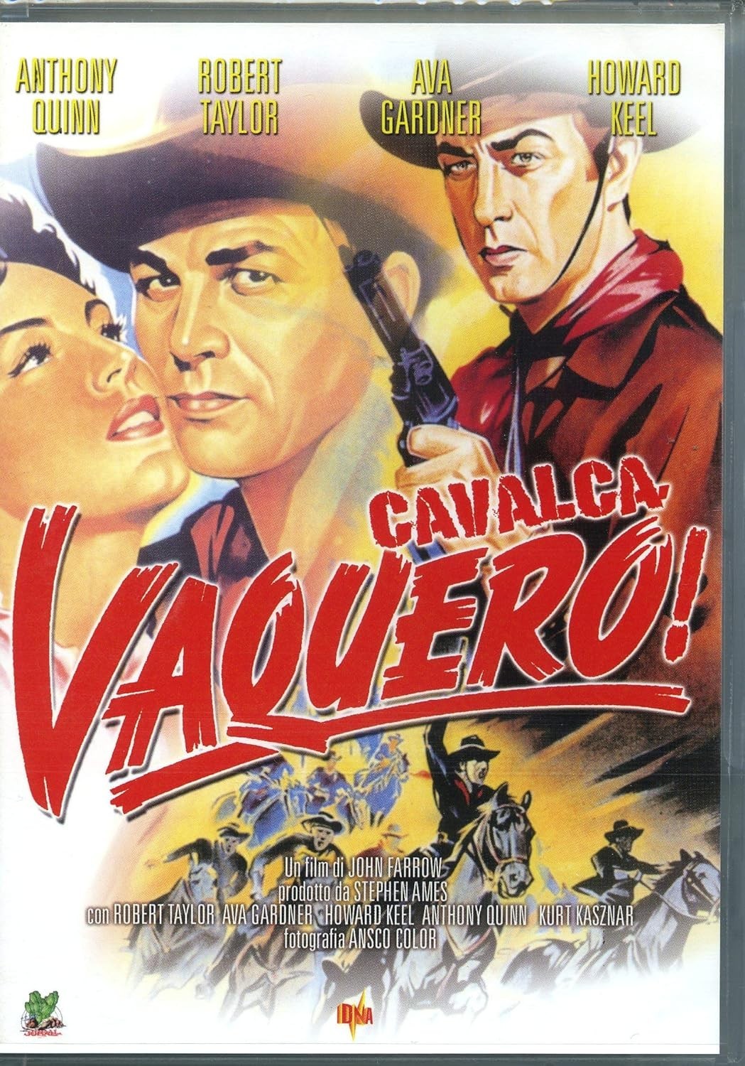 Ride, Vaquero!  (DVD, 1953) - Anthony Quinn / Ava Gardner -New & Sealed - Import
