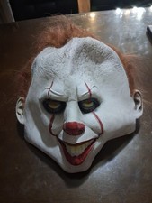 Pennywise Clown Mask Full Head Costume Movie Stephen King's IT Cosplay