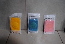 Set of 3 baby toddlers crawl cotton knee pads protectors