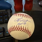 Chipper Jones Atlanta Braves Signed Baseball JSA Certified HOF 18 Inscription