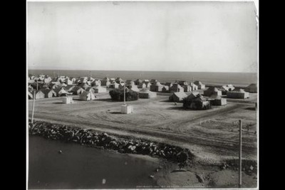 Photo:Tent City,Coronado Beach,California,CA,c1905,Panoramic 1
