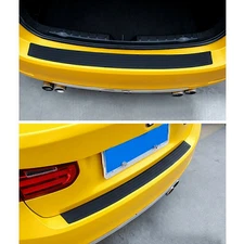 Car Sill Plate Bumper Guard Rubber Pad Kit Trunk Edge Protector Trim US US