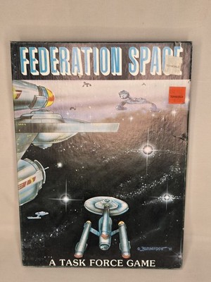 Federation Space Task Force Games Star Fleet Battles New Unpunched Open Box 1981