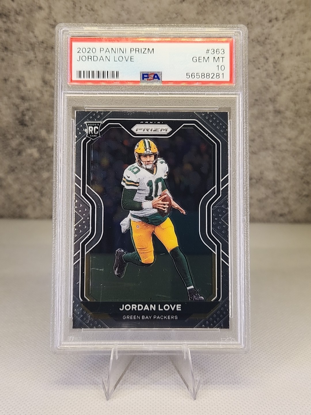 2020 Prizm Jordan Love #363 Rookie RC PSA 10 Gem Mint Green Bay Packers