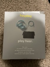Heyday Active Noise Cancelling Headphones Bluetooth, Blue