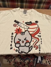 Shaka Wear Xl Oversized Kitty Cat Shirt Unisex