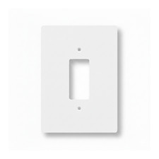 Oversize Decora / GFCI Outlet Cover Wall Plate 5x7 Jumbo White 1-Gang USA made