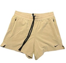 Nike Dri-Fit Flex Rep 5  Unlined Training Shorts Mens Sz Medium Tan FN3002-247