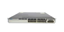 Cisco WS-C3750X-24P-E 24-Port Gigabit PoE Swi...