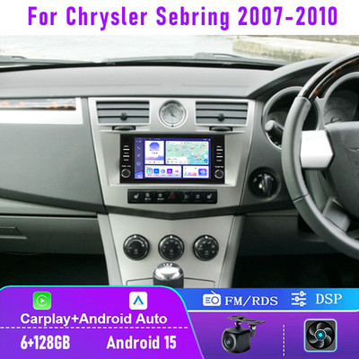 7'' 6-128GB For Chrysler Sebring 2007-2010 Car Radio Carplay GPS Navi Plug & Play