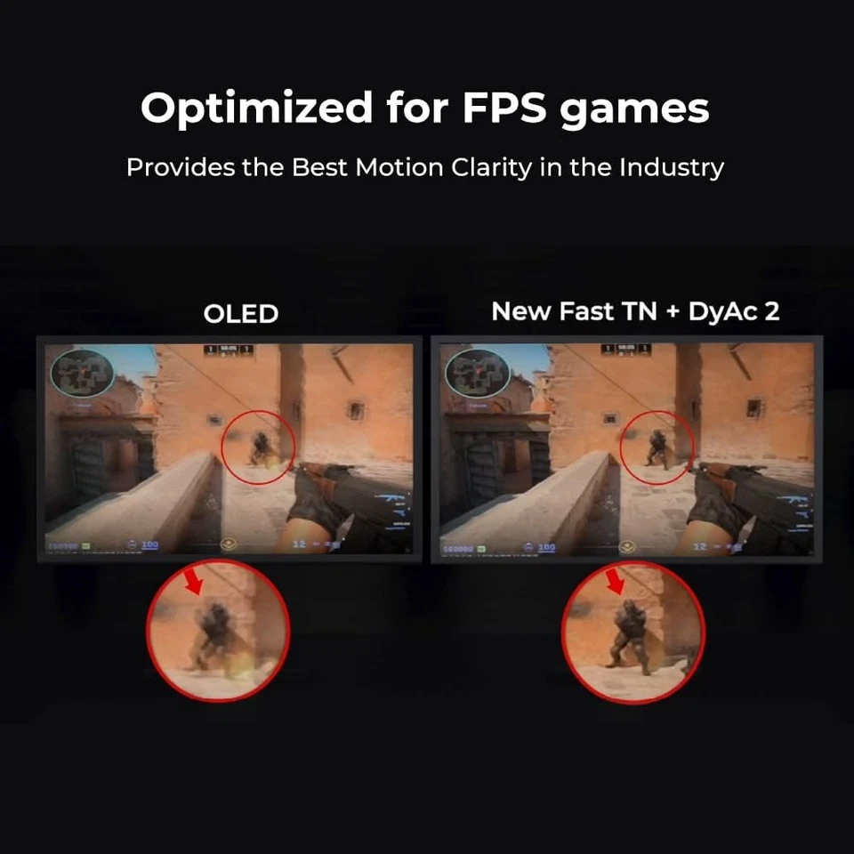 BenQ XL2586X+ 24.1" 600Hz Gaming Monitor TN - Image 4 of 4