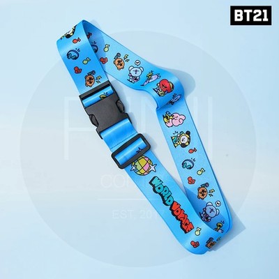 BTS BT21 Official Goods LUGGAGE BELT WORLD VOYAGE + Tracking Number