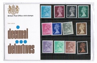 Great Britain 1971 Definitives Presentation Pack with Japanese Insert Card
