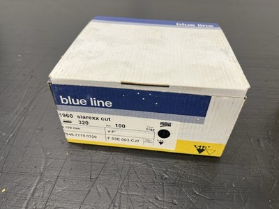 Sia Schleifmittel SIAREXX CUT 1960 150mm 6'' P320 SCHLEIFSCHEIBEN (100ER PACK) ohne Löcher