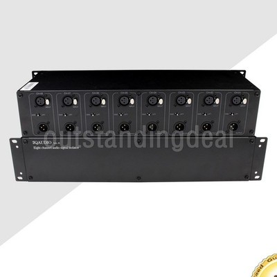 LA-8 Rack-mount Version 8-Channel Audio Signal Isolator Audio Noise Cancellation