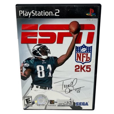 ESPN NFL 2K5 Sony PlayStation 2 PS2 2004 Cib Case Dis & Manual Good Condition