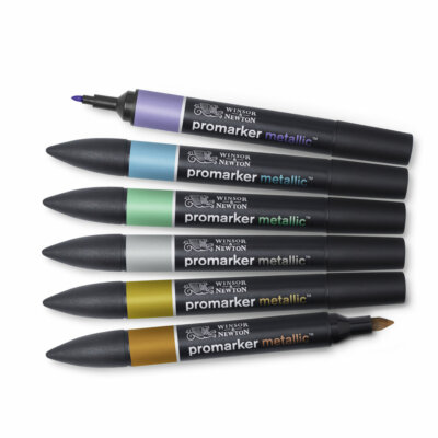 Winsor Newton Promarker Metallic Twin Tip Grafikmarker