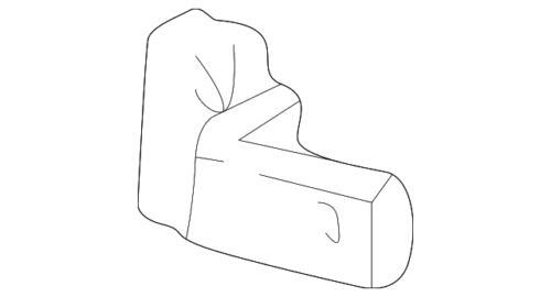 Bisagra trasera izquierda inferior para Ford E-150 E-250 1992-2014 (N/P 3C2Z-1542900-B)