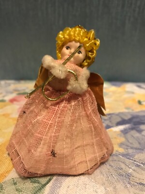 Vintage 1959 Max Eckardt & Sons Angel Christmas Ornament Made In Japan