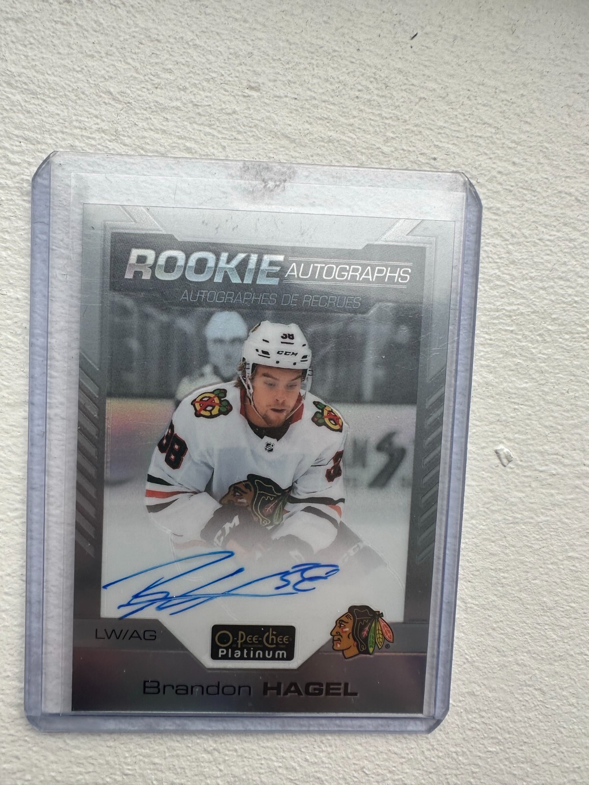 BRANDON HAGEL 2020-21 O-PEE-CHEE Platinum ROOKIE AUTO
