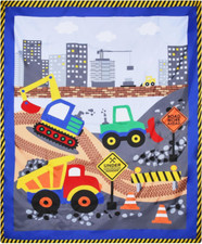 Everyday Kids Construction Twin/Full Size Bed Comforter