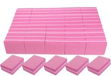 50 PCS Nail Buffers 100/180 Grit Nail Buffer Block Mini Buffer Block Nail File